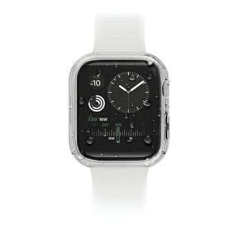 UNIQ Nautic suojakuori Apple Watch Series 7/8/9 41mm, läpinäkyvä/tuhatjalkainen kirkas