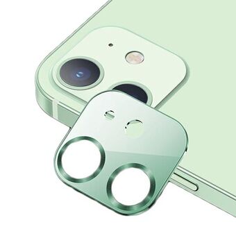 USAMS kameran linssin lasi iPhone 12 mini metalli vihreä / vihreä BH706JTT04 (US-BH706)