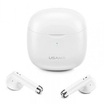 USAMS Bluetooth 5.0 TWS -kuulokkeet IA-sarja langattomat valkoinen/valkoinen BHUIA02 (US-IA04)