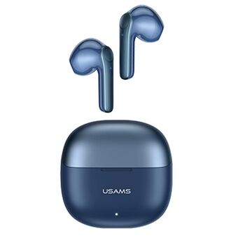 USAMS Bluetooth 5.1 kuulokkeet TWS XH Series Dual mic Wireless Blue / Blue BHUXH03