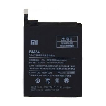 Xiaomi akku BM34 Mi Note Pro bulkki 3010mAh