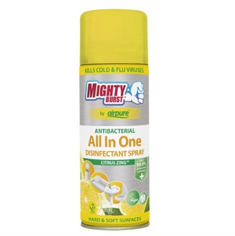 AirPure Mighty Burst All In One -desinfiointisuihke - Citus Zing - 450 ml