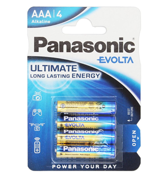 Panasonic Evolta AAA -paristot - 4 kpl