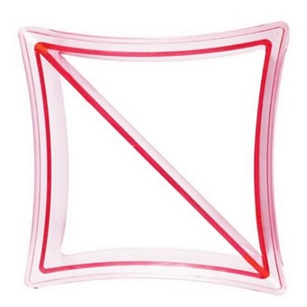 Trekulmainen piirrosjäljitelmä ABS-sandwich-ristileipämuotti keittiölle (Ei FDA-sertifikaattia, BPA-vapaa)