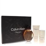 Obsession by Calvin Klein - Gift Set -- 4.2 oz Eau De Toilette Spray + 3.4 oz After Shave Balm + 2.6 oz Deodorant Stick - miehille