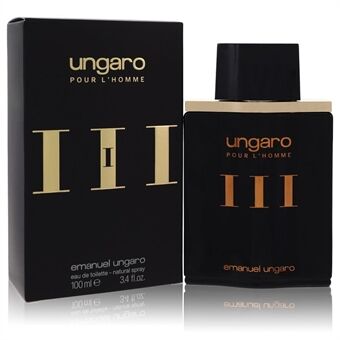 Ungaro Iii by Ungaro - Eau De Toilette Spray (New Packaging) 100 ml - miehille