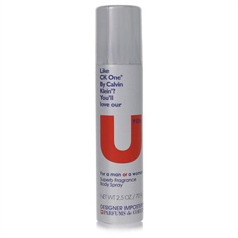 Designer Imposters U You by Parfums De Coeur - Deodorant Body Spray (Unisex) 75 ml - naisille