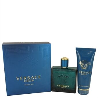 Versace Eros by Versace - Gift Set -- 3.4 oz Eau De Toilette Spray + 3.4 oz Shower Gel - miehille