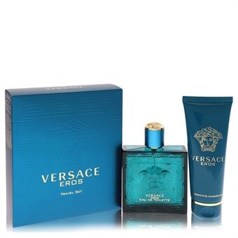 Versace Eros by Versace - Gift Set -- 3.4 oz Eau De Toilette Spray + 3.4 oz Shower Gel - miehille