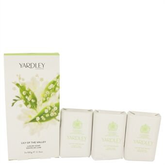 Lily of The Valley Yardley by Yardley London - 3 x 104 ml Soap 104 ml - naisille