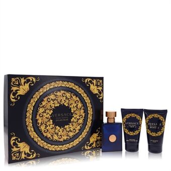 Versace Pour Homme Dylan Blue by Versace - Gift Set -- 1.7 oz Eau De Toilette Spray + 1.7 oz After Shave Balm + 1.7 oz Shower Gel - miehille