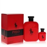 Polo Red by Ralph Lauren - Gift Set -- 4.2 oz Eau De Toilette Spray + 0.5 oz Mini EDT - miehille