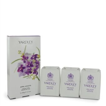 April Violets by Yardley London - 3 x 104 ml Soap 104 ml - naisille