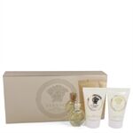Versace Eros by Versace - Gift Set -- .17 oz Mini EDP + .8 oz Shower Gel + .8 oz Body Lotion - naisille
