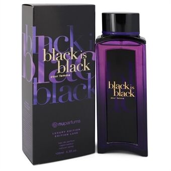 Black is Black by Nu Parfums - Eau De Parfum Spray 100 ml - naisille