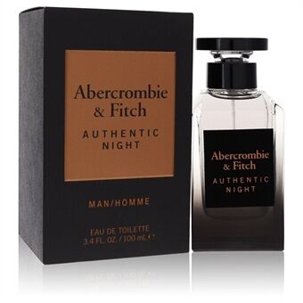 Abercrombie & Fitch Authentic Night by Abercrombie & Fitch - Eau De Toilette Spray 100 ml - miehille