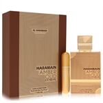 Al Haramain Amber Oud Gold Edition Extreme by Al Haramain - Gift Set 100 ml 3.4 Pure Perfume Spray + 0.34 oz Refillable Spray - naisille