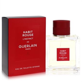 Habit Rouge L\'instinct by Guerlain - Eau De Toilette Intense Spray 50 ml - miehille