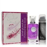 Lattafa Mahasin Crystal Violet by Lattafa - Eau De Parfum Spray with 1.7 oz Deodorant Spray 100 ml - naisille