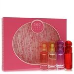 perry ellis 360 by Perry Ellis - Gift Set -- Four piece Travel Gift Set Includes .25 oz Mini Eau De Parfum Spray of each. 360 Coral, 360 For Women, 360 Purple, 360 Red. - naisille