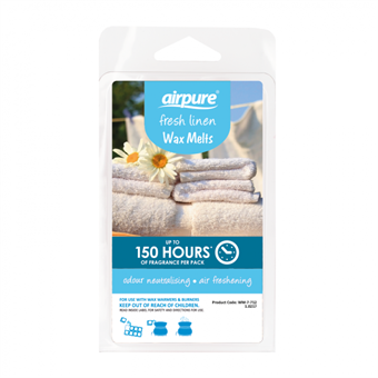 AirPure Wax Melts - Aromivaha - Tuoksuvaha - Fresh pellava - Puhtaan pyykin tuoksu