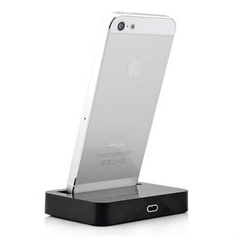 Apple iPhone pöytäteline -laturi - musta