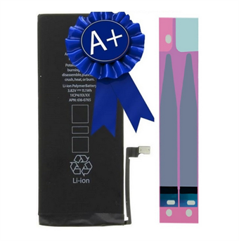 IPhone 6 Ladattava A + -akku, sisältää akkuteipin