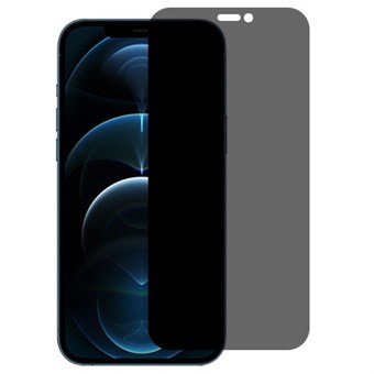 iPhone 12 Pro Max Yksityisyys Näytönsuoja - Musta Reuna