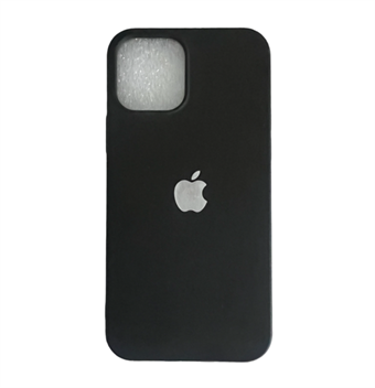 iPhone 12 / iPhone 12 Pro Silikonikuori - Musta