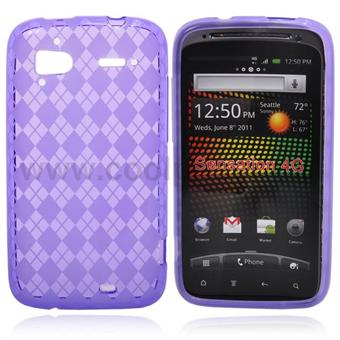 Silikonikotelo HTC Sensationille (violetti)