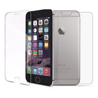Räjähdyssuojattu karkaistu lasi etu- ja takaosa iPhone 6 / iPhone 6S:lle