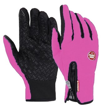 Sport Touch Gloves UNISEX - koko 8-9 - Kämmenen Ympärysmitta 20-22 cm - Suuri - Vaaleanpunainen