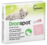 Dronspot Spot-On Matohoito kissalle 0,5 –2,5 kg – Helppo hoito ilman tabletteja