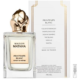 Maison Mataha Printemps Blanc - Extrait de Parfum - Tuoksunäyte - 2 ml