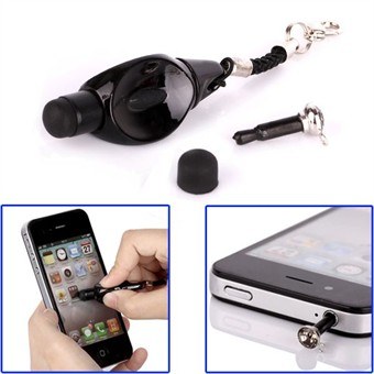 Monitoiminen minihihnan kosketuskynä (musta)