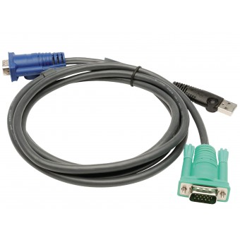 Km Kaapeli VGA Uros / USB A Uros - Aten SPHD15-G 1,8 m