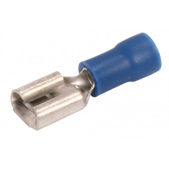 Plug Fast On 6,3 mm Female Blue