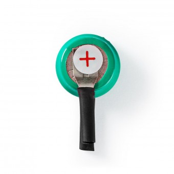 Ladattava Ni-MH-akku | 1,20 V| NiMH | NiMH-akku | Maksullinen | 80 mAh | Esiladattu | Paristojen määrä: 1 kpl. | Muovipussi | N/A | Juotosrauta | Vihreä