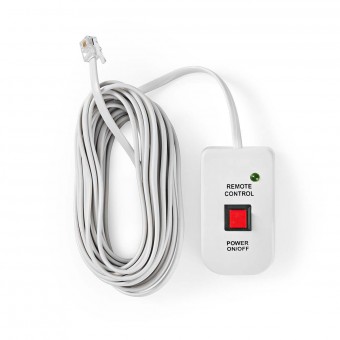 Power Inverter kaukosäädin | 5,00 m | RJ11 | Valkoinen