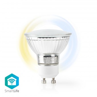 SmartLife LED-Spot | Wi-Fi | GU10 | 400 lm | 5 W| Viileä valkoinen / lämmin valkoinen | 2700 - 6500 K | Energialuokka: A+ | Android™ / IOS | PAR16 | 1 kpl.
