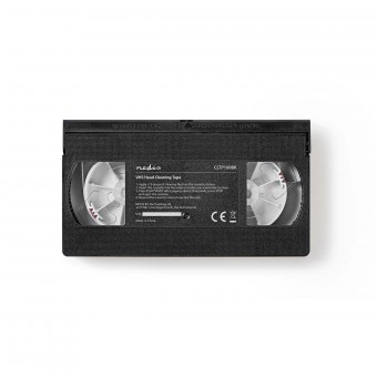 Puhdistusteippi | 20 ml | VHS-päät | Musta
