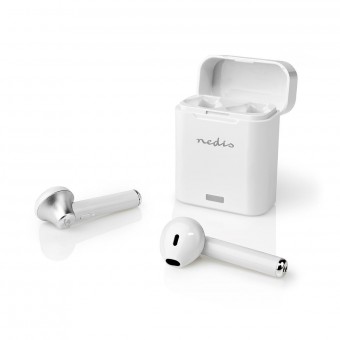 Aidot langattomat kuulokkeet mikrofonilla 3 tuntia peliaikaa | Ääniohjaus | Laturikotelo | Valkoinen