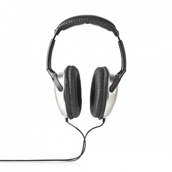 Over-Ear langalliset kuulokkeet | Kaapelin pituus: 2,70 m | Äänenvoimakkuuden säätö | Musta / hopea