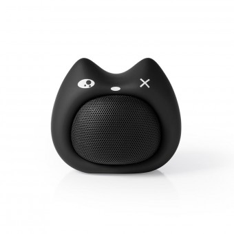 Bluetooth®-kaiutin | Akun enimmäiskesto: 3 tuntia | Kädessä pidettävä suunnittelu | 9 W| Mono | Sisäänrakennettu mikrofoni | Voidaan yhdistää | Animatickin Kelly Kitten | Musta