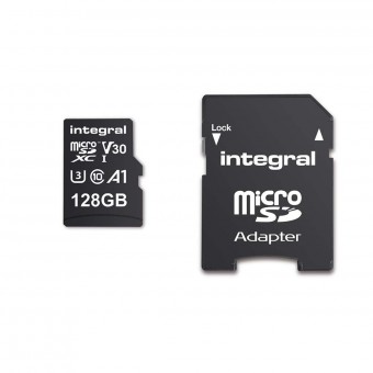 MicroSDXC / SD-muistikortti 128 Gt