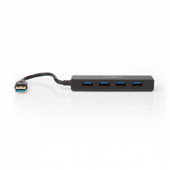 USB-keskitin | 4-porttiset portit | USB 3.2 Gen1 | Virtalähde / USB-asema | 4 x USB