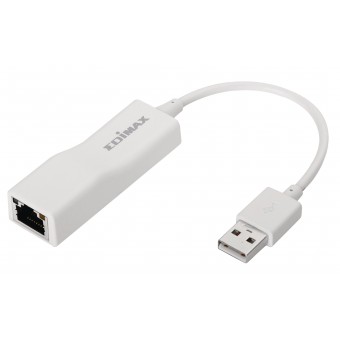 USB 2.0 Fast Ethernet -sovitin 10/100 Mbit valkoinen