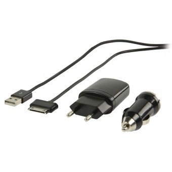 Seinälaturi 1-lähtö 1,0 A 1,0 A USB musta