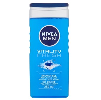 Nivea For Men - Vitality Fresh -suihkugeeli - 250 ml