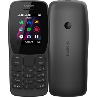 Nokia 110 Dual SIM - musta
